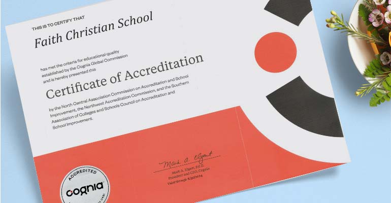 Certificad Cognia
